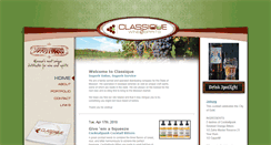 Desktop Screenshot of classiquewines.com